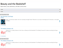 Tablet Screenshot of beautyandthebookshelf.com